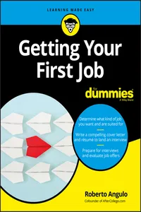 Getting Your First Job For Dummies_cover