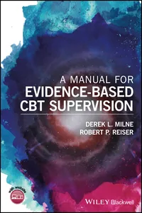 A Manual for Evidence-Based CBT Supervision_cover