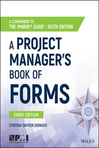A Project Manager's Book of Forms_cover