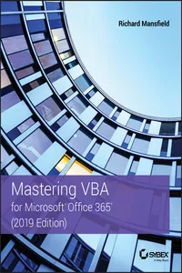 Mastering VBA for Microsoft Office 365_cover