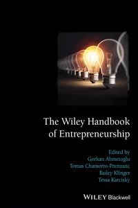 The Wiley Handbook of Entrepreneurship_cover