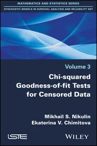 Chi-squared Goodness-of-fit Tests for Censored Data_cover