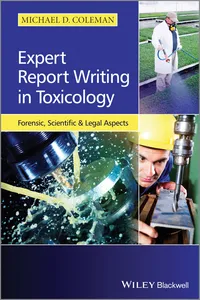 Expert Report Writing in Toxicology_cover
