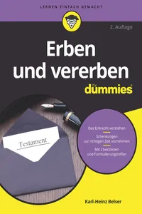Erben und vererben für Dummies_cover