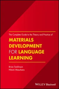 The Complete Guide to the Theory and Practice of Materials Development for Language Learning_cover