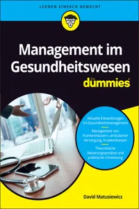 Management im Gesundheitswesen für Dummies_cover