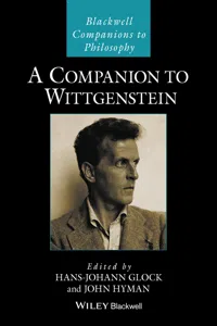 A Companion to Wittgenstein_cover