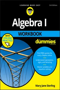 Algebra I Workbook For Dummies_cover