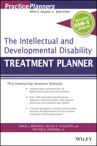 The Intellectual and Developmental Disability Treatment Planner, with DSM 5 Updates_cover