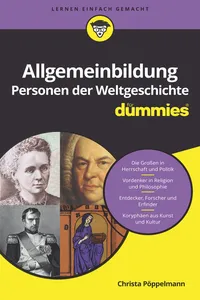 Allgemeinbildung Personen der Weltgeschichte für Dummies_cover