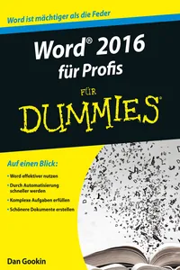 Word 2016 für Profis für Dummies_cover