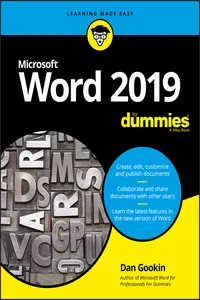 Word 2019 For Dummies_cover