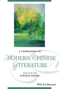 A Companion to Modern Chinese Literature_cover