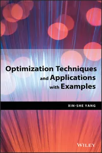 Optimization Techniques and Applications with Examples_cover