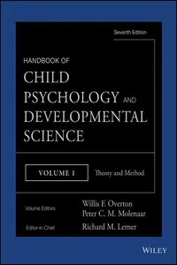 Handbook of Child Psychology and Developmental Science, Theory and Method_cover