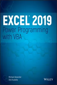Excel 2019 Power Programming with VBA_cover