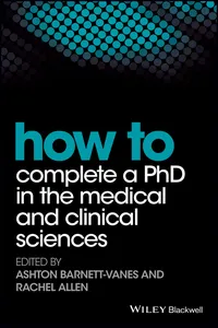 How to Complete a PhD in the Medical and Clinical Sciences_cover