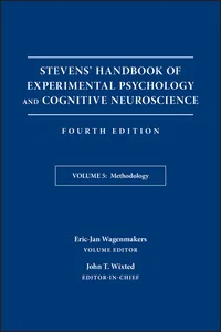 Stevens' Handbook of Experimental Psychology and Cognitive Neuroscience, Methodology_cover