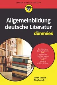 Allgemeinbildung deutsche Literatur für Dummies_cover