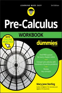 Pre-Calculus Workbook For Dummies_cover