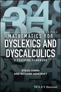 Mathematics for Dyslexics and Dyscalculics_cover