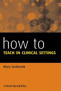How to Teach in Clinical Settings_cover