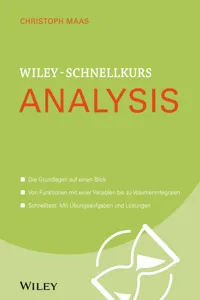 Wiley-Schnellkurs Analysis_cover