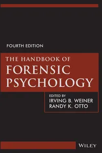 The Handbook of Forensic Psychology_cover
