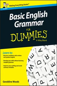 Basic English Grammar For Dummies_cover