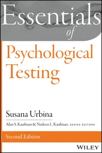 Essentials of Psychological Testing_cover