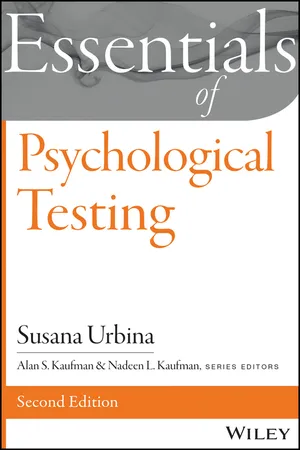 Essentials of Psychological Testing