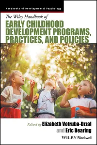 The Wiley Handbook of Early Childhood Development Programs, Practices, and Policies_cover