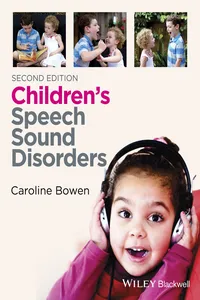 Children's Speech Sound Disorders_cover