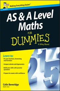 AS and A Level Maths For Dummies_cover