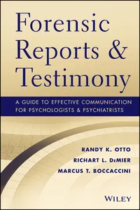 Forensic Reports and Testimony_cover