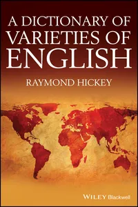 A Dictionary of Varieties of English_cover