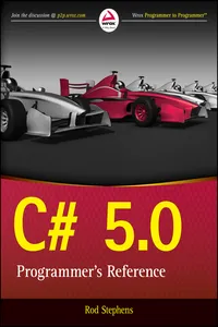 C# 5.0 Programmer's Reference_cover