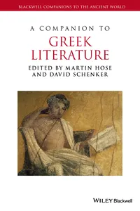 A Companion to Greek Literature_cover