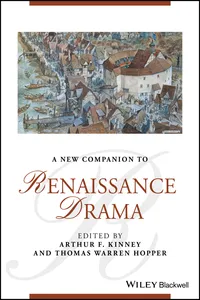 A New Companion to Renaissance Drama_cover