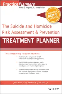 The Suicide and Homicide Risk Assessment and Prevention Treatment Planner, with DSM-5 Updates_cover