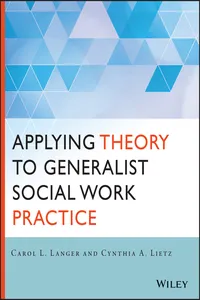 Applying Theory to Generalist Social Work Practice_cover