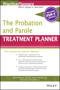 The Probation and Parole Treatment Planner, with DSM 5 Updates_cover