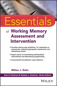 Essentials of Working Memory Assessment and Intervention_cover