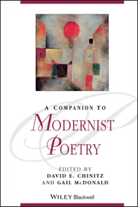 A Companion to Modernist Poetry_cover