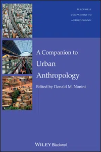 A Companion to Urban Anthropology_cover