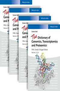 The Dictionary of Genomics, Transcriptomics and Proteomics_cover