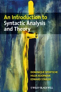 An Introduction to Syntactic Analysis and Theory_cover
