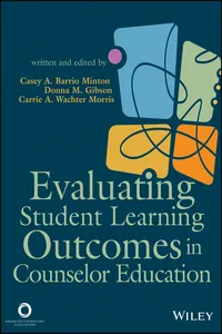 Evaluating Student Learning Outcomes in Counselor Education_cover