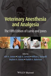 Veterinary Anesthesia and Analgesia_cover