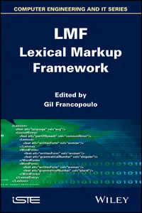 LMF Lexical Markup Framework_cover